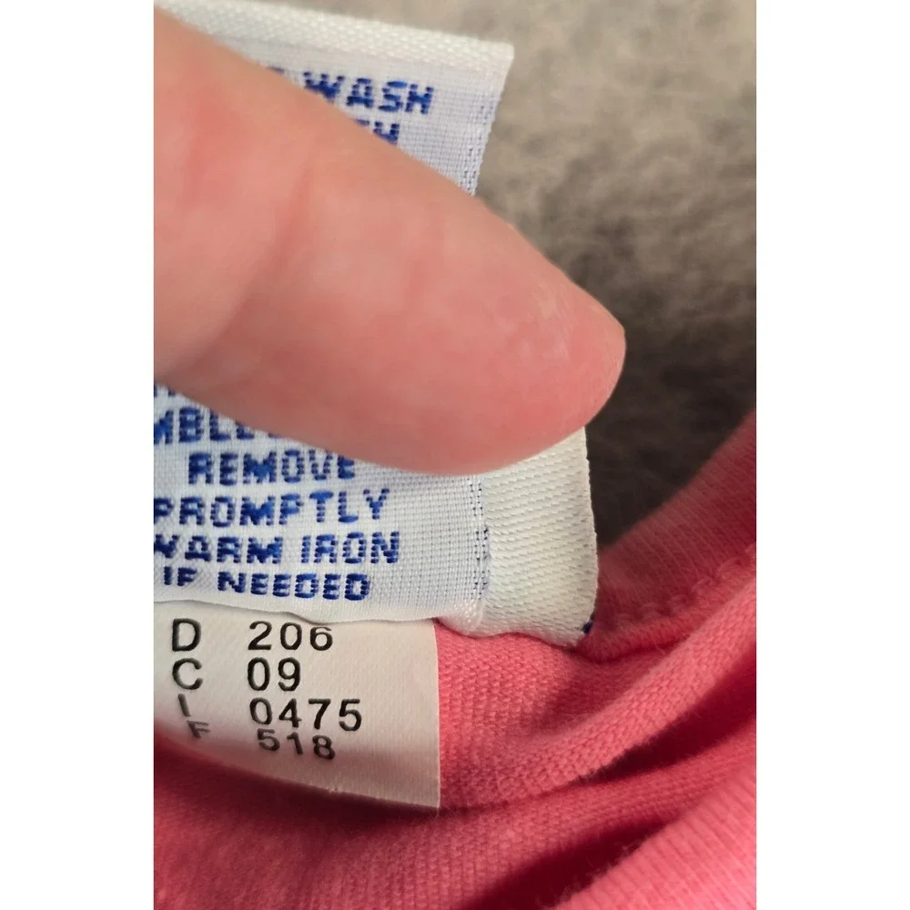 Genuine Baby OshKosh 6m Denim Jumper Dress Pink Bodysuit Floral Y2K Deadstock